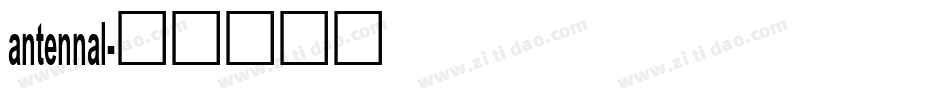 antennal字体转换