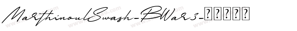 MarthinoulSwash-BWar3字体转换