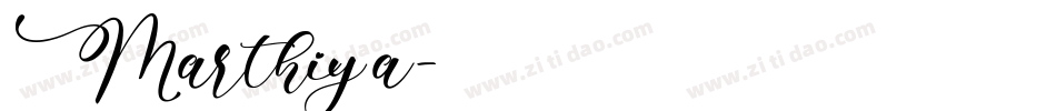 Marthiya字体转换