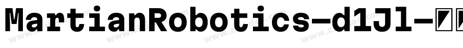 MartianRobotics-d1Jl字体转换