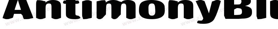 AntimonyBlue-7BdV字体转换
