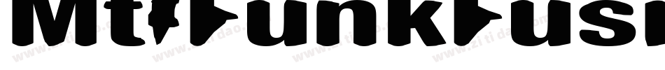MtfFunkFusion-wdA9字体转换
