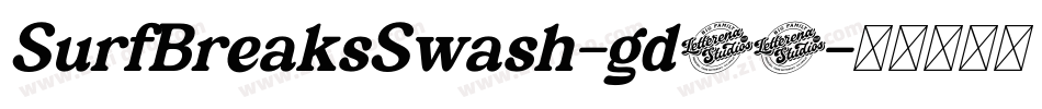 SurfBreaksSwash-gd66字体转换