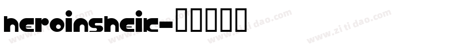 Heroinsheik字体转换