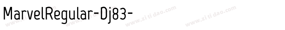 MarvelRegular-Dj83字体转换