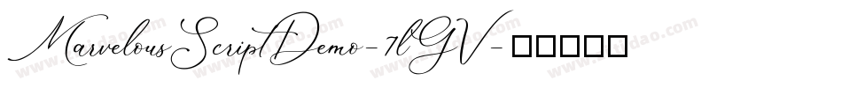 MarvelousScriptDemo-7lGV字体转换