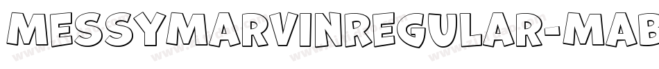MessyMarvinRegular-MaBB字体转换