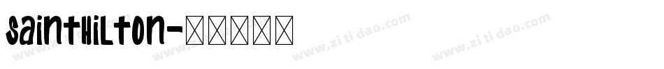 SaintHilton字体转换