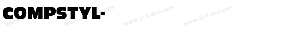 COMPSTYL字体转换