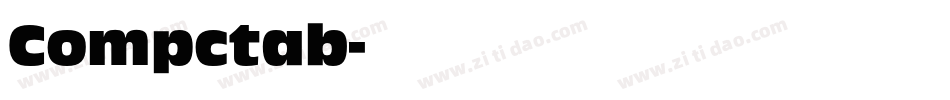 Compctab字体转换