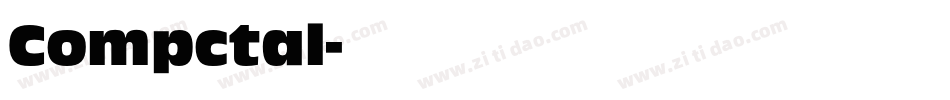 Compctal字体转换