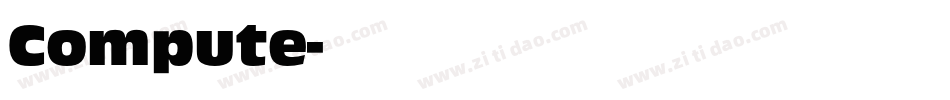 Compute字体转换
