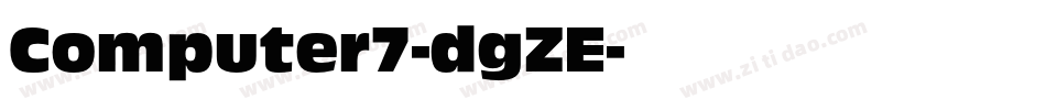 Computer7-dgZE字体转换