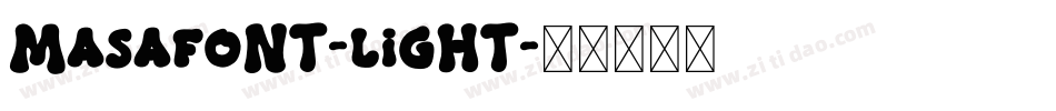 MasaFont-Light字体转换
