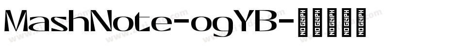 MashNote-ogYB字体转换