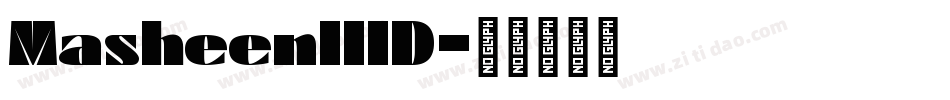 MasheenIIID字体转换