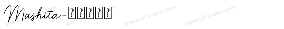 Mashita字体转换