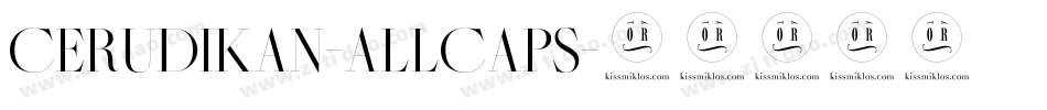 Cerudikan-AllCaps字体转换