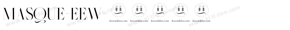 Masque-EeW字体转换