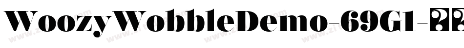 WoozyWobbleDemo-69G1字体转换
