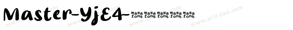 Master-YjE4字体转换