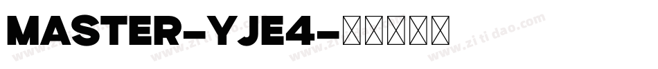 Master-YjE4字体转换