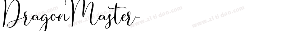 DragonMaster字体转换