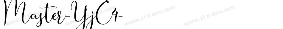 Master-YjE4字体转换