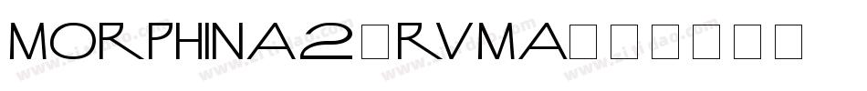 Morphina2-RvMA字体转换