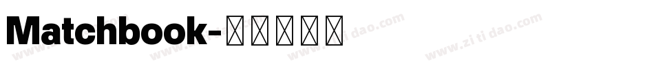 Matchbook字体转换