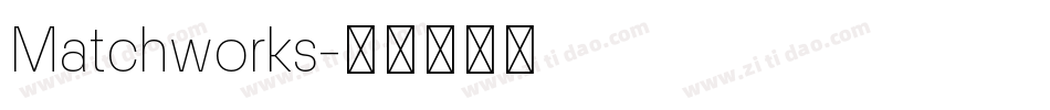 Matchworks字体转换