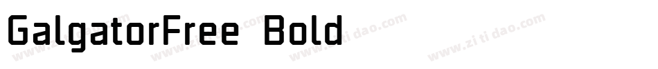 GalgatorFree-Bold字体转换