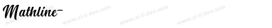 Mathline字体转换