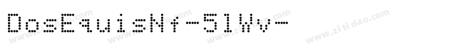 DosEquisNf-5lWv字体转换