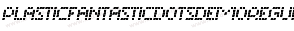PlasticFantasticDotsDemoRegular-1wdg字体转换
