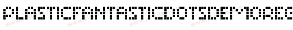 PlasticFantasticDotsDemoRegular-1wdg字体转换