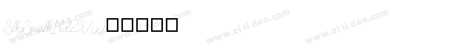 SilkySmoothItalic-5VWj字体转换