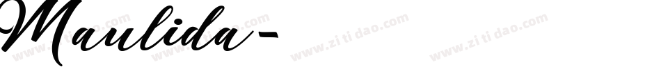 Maulida字体转换