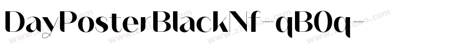 DayPosterBlackNf-qB0q字体转换