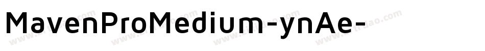 MavenProMedium-ynAe字体转换