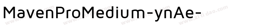 MavenProMedium-ynAe字体转换