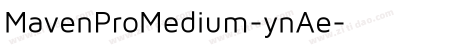 MavenProMedium-ynAe字体转换