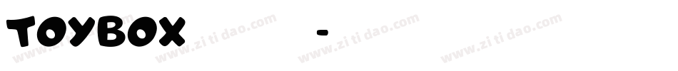 Toybox生成器字体转换