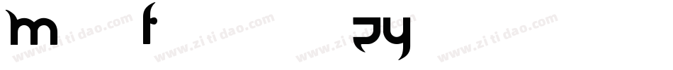 MazeFont2-noZY字体转换