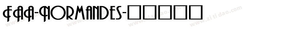 FAA-Normandes字体转换