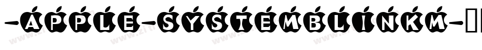 -apple-systemBlinkM字体转换