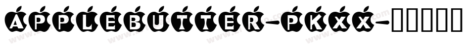 AppleButter-PKXx字体转换