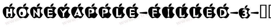 HoneyApple-Filled-3字体转换