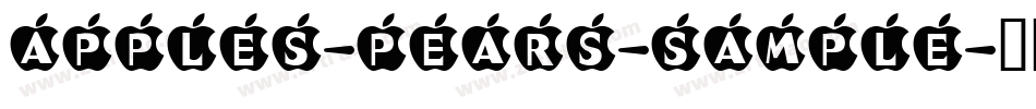 apples-pears-sample字体转换