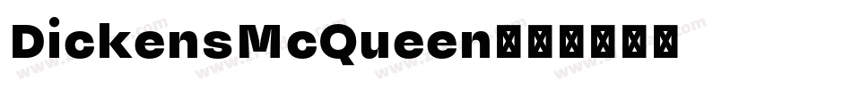 DickensMcQueen字体转换